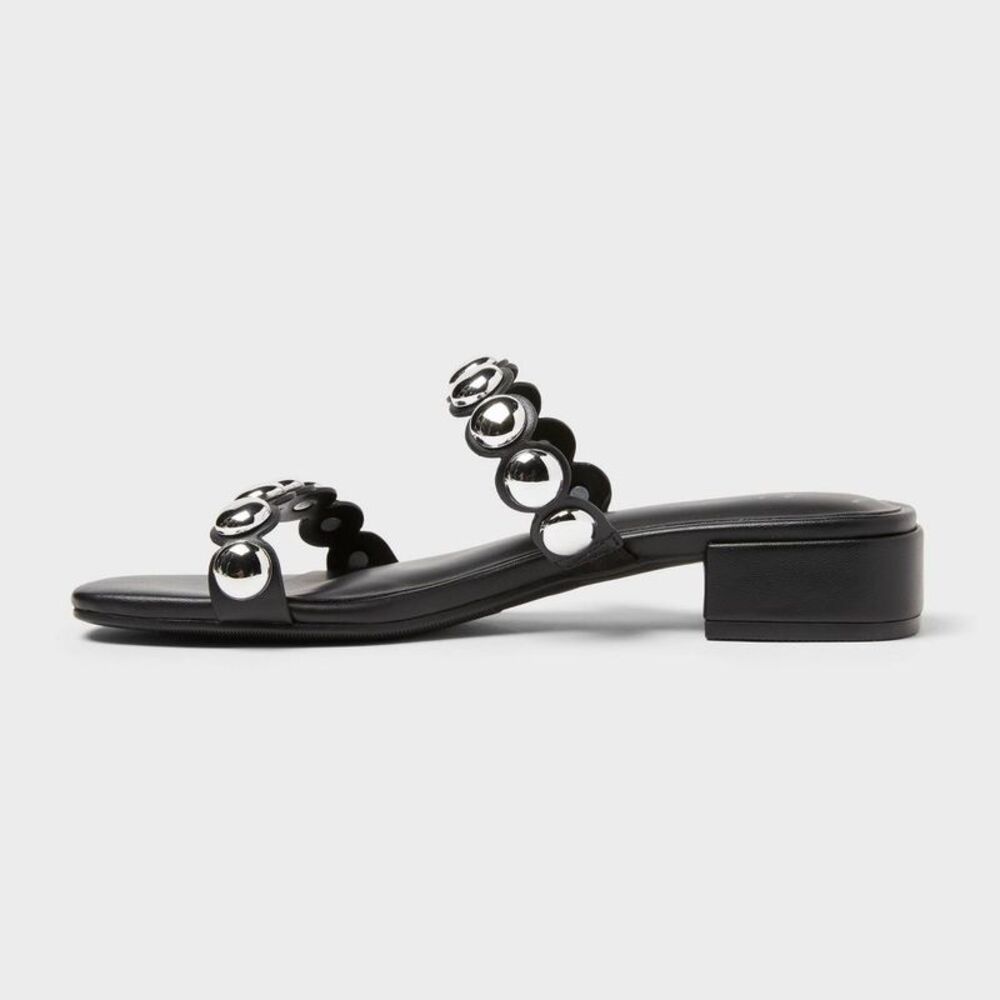 Open Box - A New Day - Women’s Caity Sandals with Memory Foam Insole - A Black - Picture 2 of 4